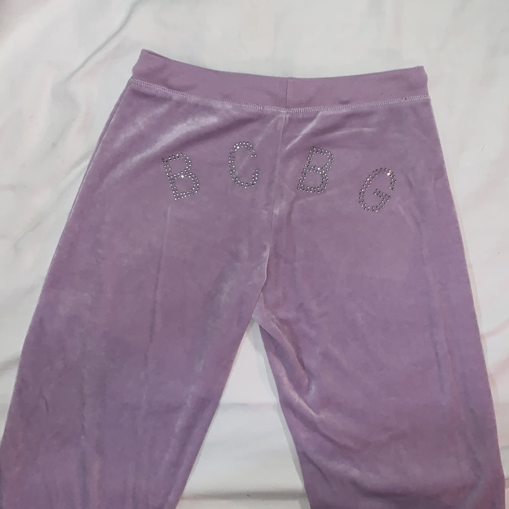 Vintage velour BCBG drawstring pants